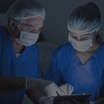 Healthcare professionals using Advizex Oracle during medical procedure